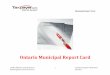 Ontario Municipal Report Card 2013 - Canadian Taxpayers Federation