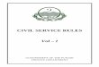 CIVIL SERVICE RULES Vol â€“ I - Finance - Punjab