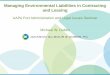 Managing Environmental Liabilities in Contracting and Leasing