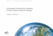 Automated Sensitivity Analysis in Early Space Mission Design