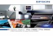 Epson Stylus Pro 7900 | Pro 9900 - Epson Australia - Exceed