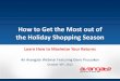 How to Get the Most out of the Holiday Shopping Season