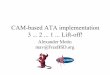 CAM-based ATA implementation 3 2 1 Lift-off! -