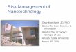 Risk Management of Nanotechnology