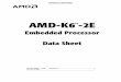 AMD-K6-2E Embedded Processor Data Sheet - AMD K6, K6-2 and