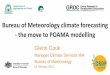 Bureau of Meteorology climate forecasting - the move to