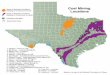 Map of coal mining locations - Texas Almanac