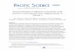 Environmental conditions associated with lesions - Pacific Science
