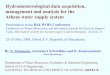 Hydrometeorological data acquisition, management and analysis for