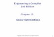 Chapter 10 Scalar Optimizations Engineering a Compiler 2nd Edition