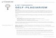6 Key TaKeaways: self-plagiarism