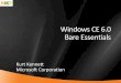 Windows CE 6.0 Bare Essentials