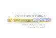 i h & i l Jewish Feasts & Festivals
