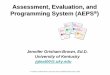 Assessment, Evaluation, and Programming System (AEPS