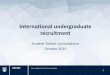 International undergraduate recruitment