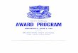 SIXTH ANNUAL AWARD PROGRAM - Classreport.org