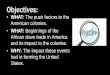 Objectives - MR. CHUNG U.S. History/Government/ECON