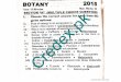 Botany XI Past Papers 2015