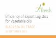 Efficiency of Export Logistics for Vegetable oils