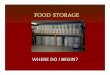 Food Storage Where do I Begin -