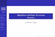 Algorithms and Data Structures - Recursion