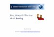 Goal Setting - Personal Development Planet