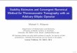 Stability Estimates and Convergent Numerical Method for