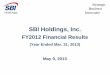 SBI Holdings, Inc.FY2012 Financial Results(Year Ended Mar. 31