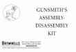GUNSMITHâ€™S ASSEMBLY- DISASSEMBLY KIT - Brownells