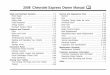 2008 Chevrolet Express Owner Manual