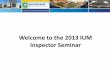 2013 IUM Inspector