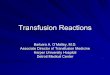 Transfusion Reactions - Michigan Association of Blood Banks