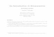 An Introduction to Econometrics - Lecture notes - Jaap Abbring