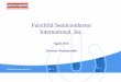 Fairchild Semiconductor International, Inc. - PrecisionIR