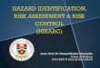 hazard identification, risk assessment & risk control - Sabah