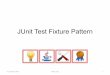 JUnit Test Fixture Pattern