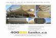 400BBL - 400 BBL Tanks For Sale - 400 Barrel Sloped Bottom