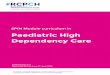 Paediatric High Dependency Care - RCPCH