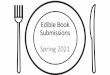 Edible Book Submissions Spring 2021