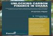 UNLOCKING CARBON FINANCE IN GHANA