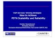 VoIP Services: Winning Strategies How to Achieve PSTN
