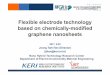 Flexible electrode technology based on chemically-modified 