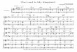 The Lord Is My Shepherd 1. Brian Boniwell Arranged by 