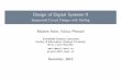 Design of Digital Systems II - Sequential-Circuit Design 