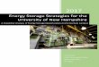 Energy Storage Strategies for the University of New Hampshire