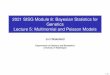 2021 SISG Module 8: Bayesian Statistics for Genetics 