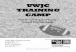 UWJC TRAINING CAMP