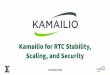 Kamailio for RTC Stability, Scaling, and Security