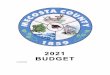 Budget cover sheet 2021 - Revize