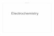 Electrochemistry - NJCTL